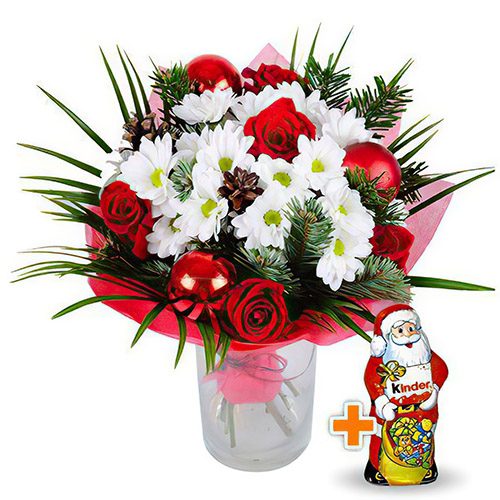 Фото товара Букет "Новогодний подарочек" в Днепре