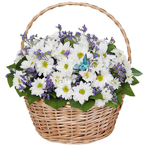 Фото товара Корзина "Цветочная поляна" в Днепре