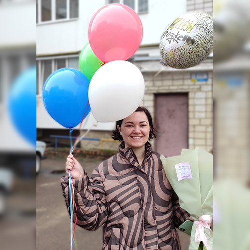 живе фото товару "5 воздушных шаров"